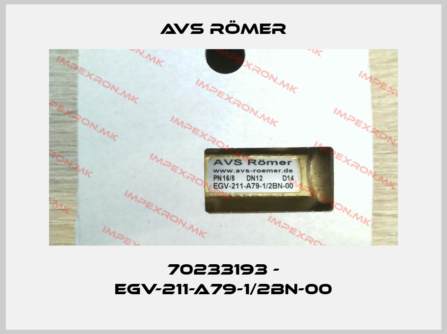 Avs Römer-70233193 - EGV-211-A79-1/2BN-00price