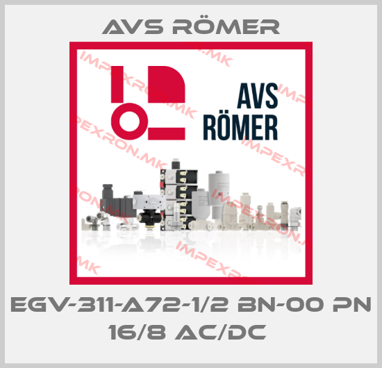 Avs Römer-EGV-311-A72-1/2 BN-00 PN 16/8 AC/DC price