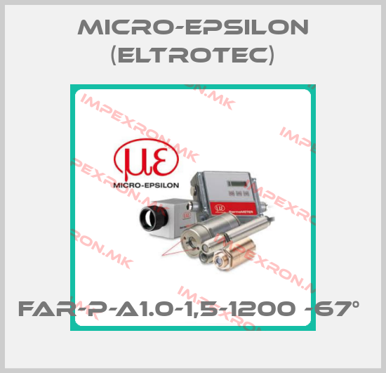 Micro-Epsilon (Eltrotec)-FAR-P-A1.0-1,5-1200 -67° price