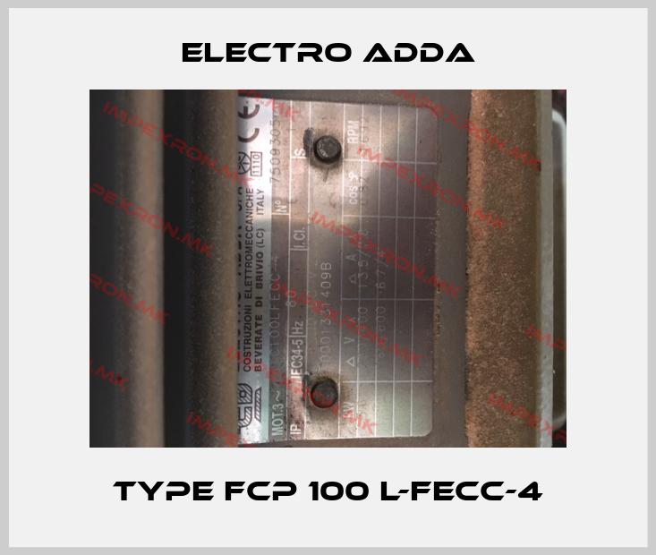 Electro Adda-Type FCP 100 L-FECC-4price