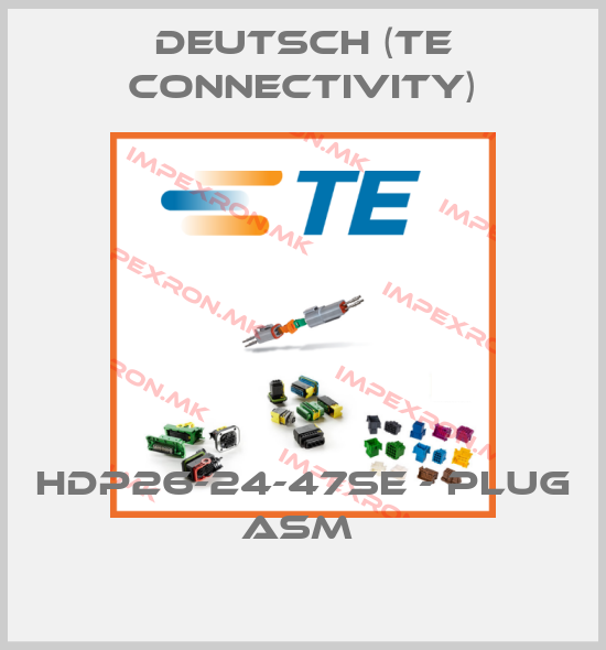 Deutsch (TE Connectivity)-HDP26-24-47SE - PLUG ASM price