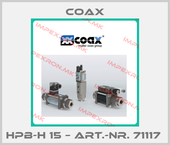 Coax-HPB-H 15 – ART.-NR. 71117 price