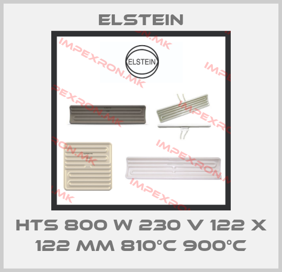 Elstein-HTS 800 W 230 V 122 X 122 MM 810°C 900°Cprice