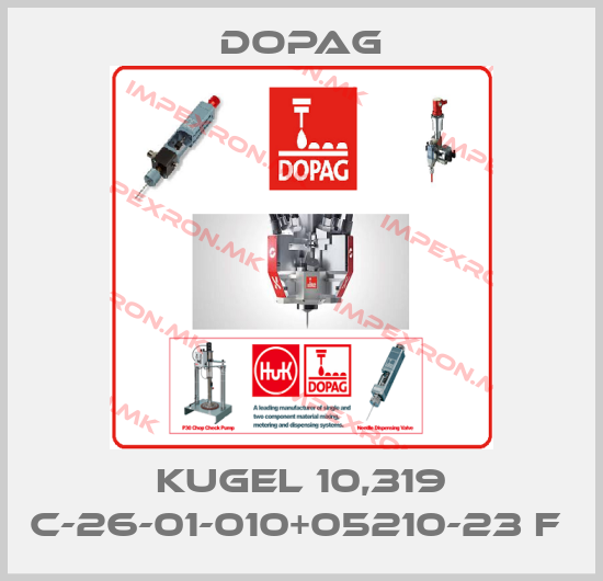 Dopag-KUGEL 10,319 C-26-01-010+05210-23 F price