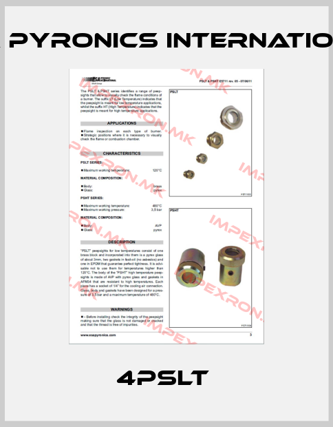 ESA Pyronics International-4PSLT price