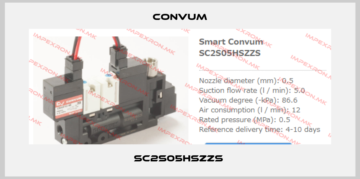 Convum-SC2S05HSzzS price