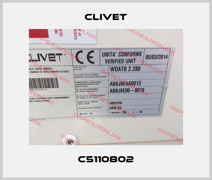 Clivet-C5110802price