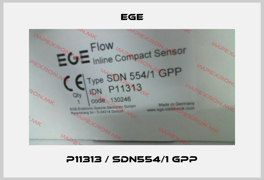 Ege-P11313 / SDN554/1 GPPprice