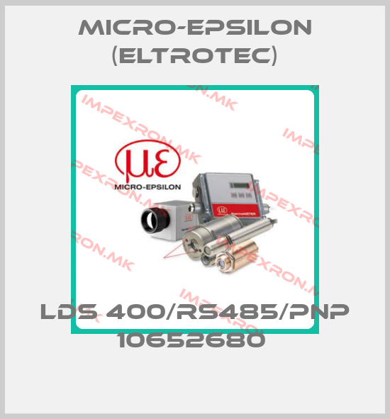 Micro-Epsilon (Eltrotec)-LDS 400/RS485/PNP 10652680 price