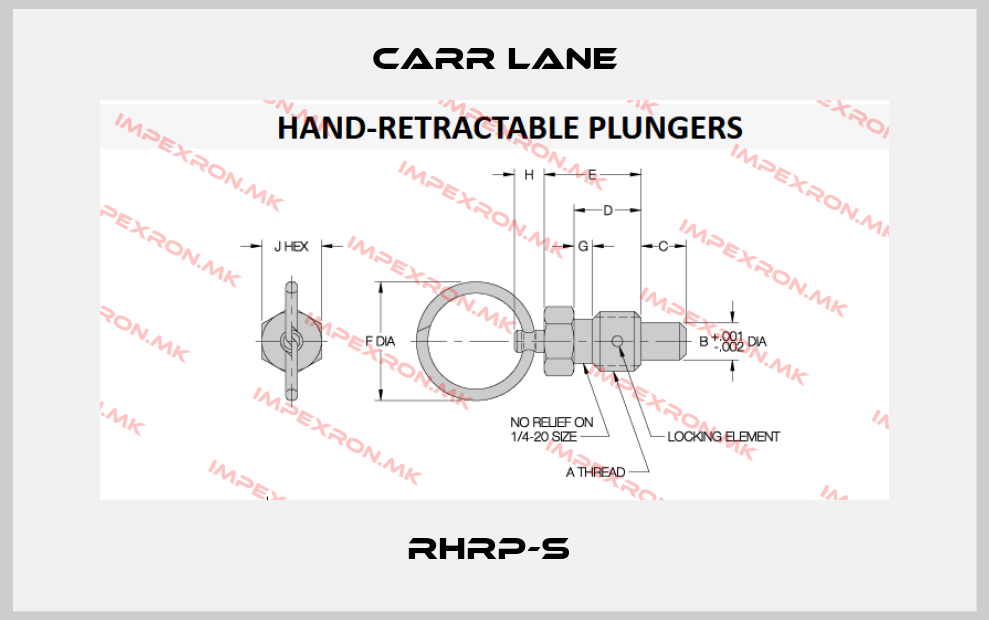 Carr Lane-RHRP-S price