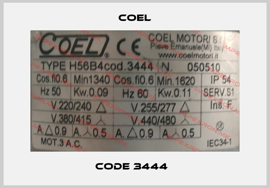 Coel-Code 3444  price