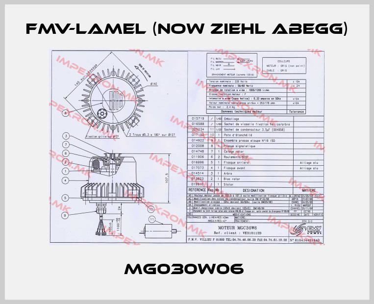 FMV-Lamel (now Ziehl Abegg) Europe