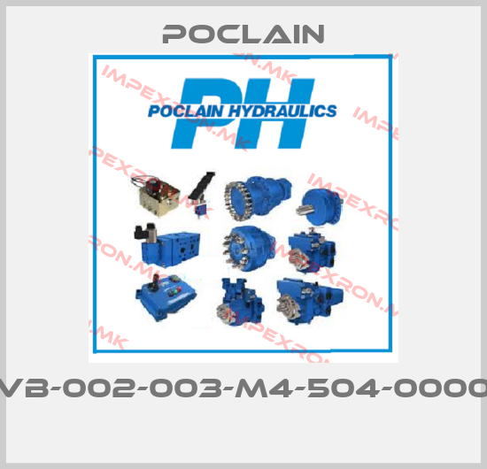 Poclain-VB-002-003-M4-504-0000 price