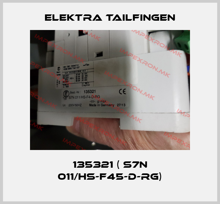 Elektra Tailfingen-135321 ( S7N 011/HS-F45-D-RG)price