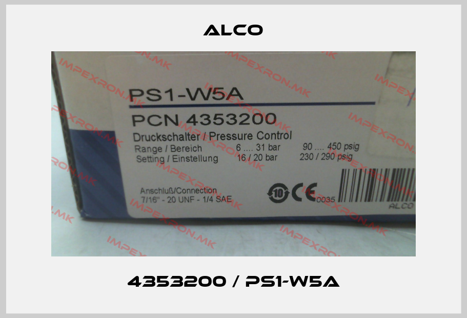 Alco-4353200 / PS1-W5Aprice