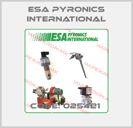 ESA Pyronics International-code: 025421 price