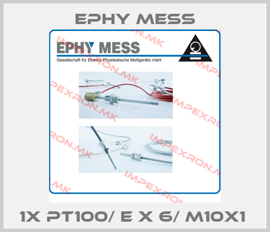 Ephy Mess-1X PT100/ E X 6/ M10X1 price