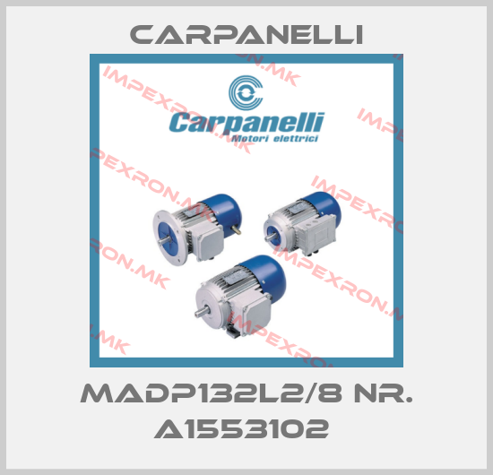 Carpanelli-MADP132L2/8 NR. A1553102 price