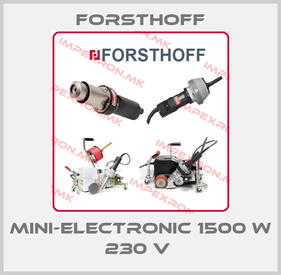 Forsthoff Europe