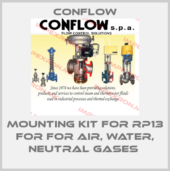 CONFLOW-Mounting kit for RP13 for For air, water, neutral gases price