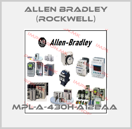 Allen Bradley (Rockwell)-MPL-A-430H-A122AA price