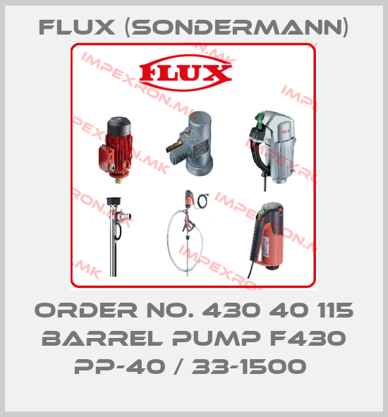 Flux (Sondermann) Europe