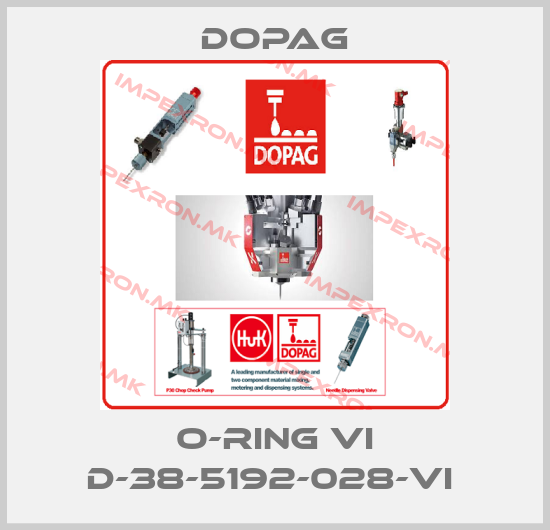 Dopag-O-RING VI D-38-5192-028-VI price