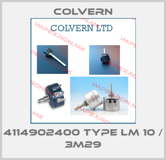 Colvern-4114902400 Type LM 10 / 3M29price