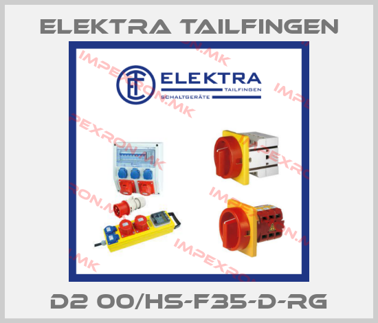 Elektra Tailfingen-D2 00/HS-F35-D-RGprice