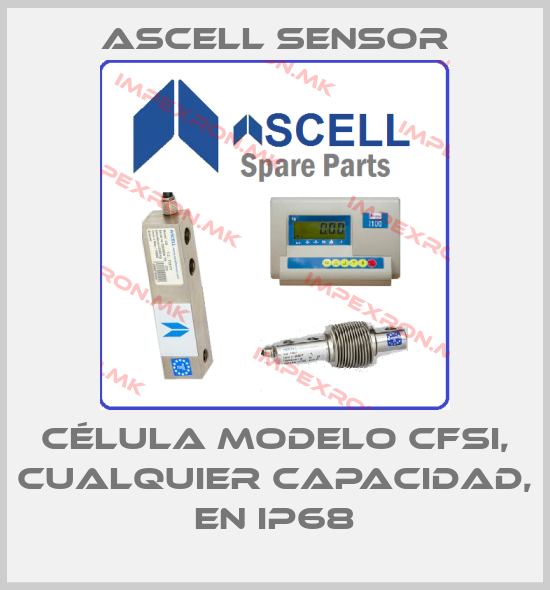 Ascell Sensor-Célula modelo CFSI, cualquier capacidad, en IP68price