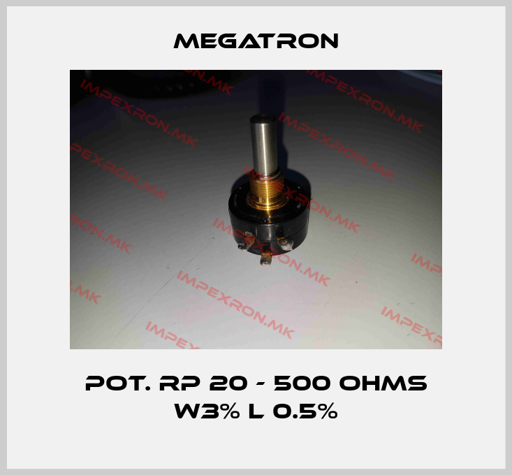 Megatron-POT. RP 20 - 500 OHMS W3% L 0.5%price