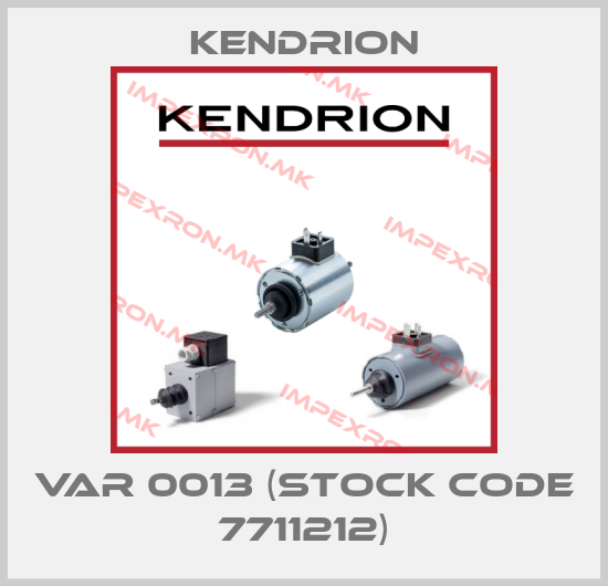 Kendrion-VAR 0013 (stock code 7711212)price