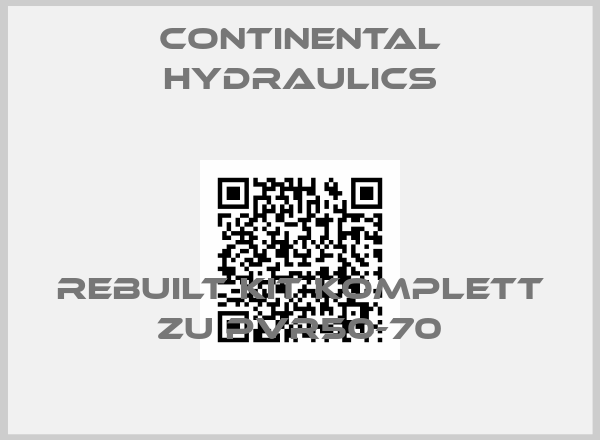 Continental Hydraulics-Rebuilt Kit komplett zu PVR50-70price