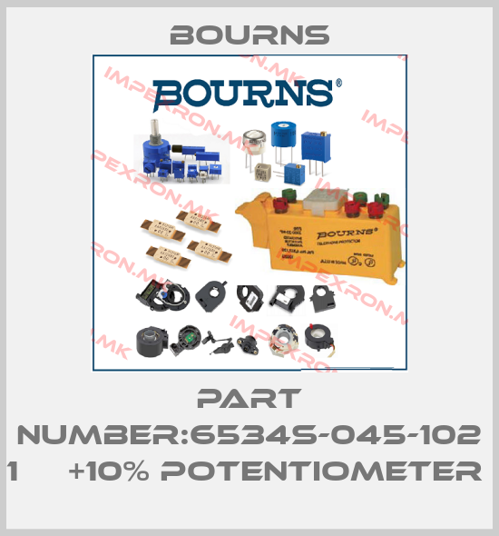 Bourns-PART NUMBER:6534S-045-102 1ΚΩ +10% POTENTIOMETER price