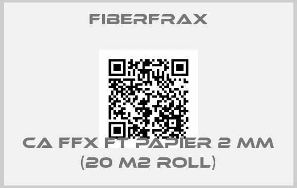 Fiberfrax-CA FFX FT PAPIER 2 MM (20 m2 roll)price