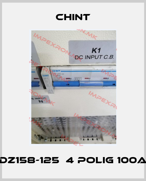 Chint-DZ158-125  4 Polig 100Aprice