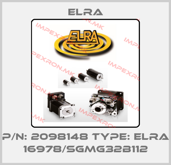 Elra-P/N: 2098148 Type: ELRA 16978/SGMG32B112price