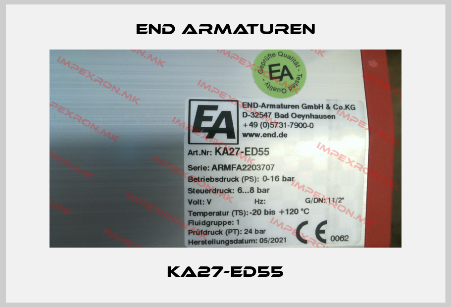 End Armaturen-KA27-ED55price