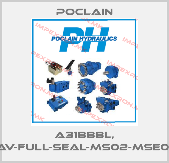 Poclain-A31888L, KITSAV-FULL-SEAL-MS02-MSE02-6Vprice