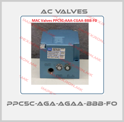 МAC Valves-PPC5C-AGA-AGAA-BBB-FOprice