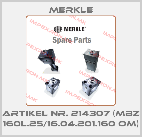 Merkle-Artikel Nr. 214307 (MBZ 160L.25/16.04.201.160 OM)price