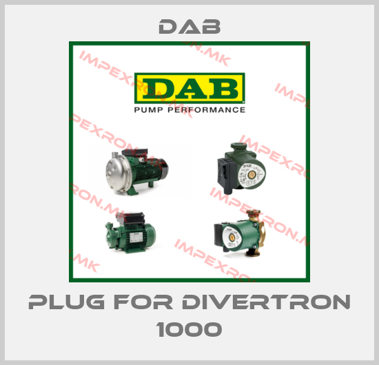 DAB-plug for Divertron 1000price