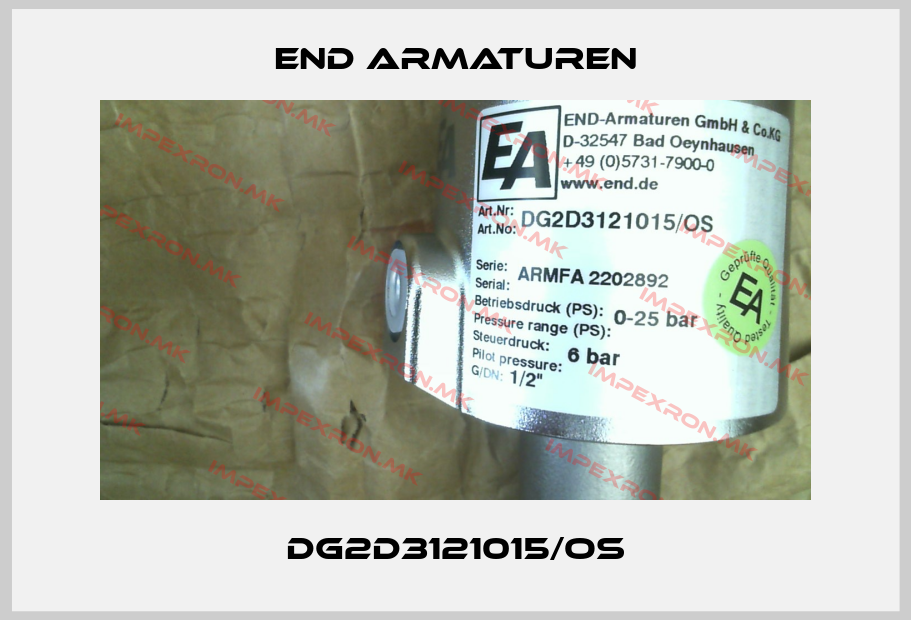 End Armaturen-DG2D3121015/OSprice