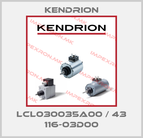 Kendrion-LCL030035A00 / 43 116-03D00price