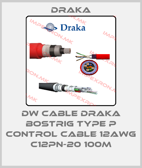 Draka-DW cable Draka BOSTRIG TYPE P CONTROL CABLE 12AWG C12PN-20 100mprice