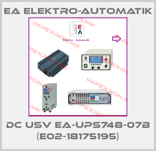 EA Elektro-Automatik-DC USV EA-UPS748-07B (E02-18175195)price