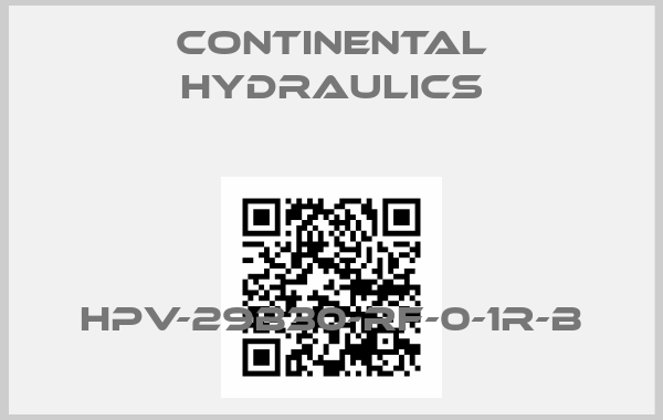 Continental Hydraulics-HPV-29B30-RF-0-1R-Bprice