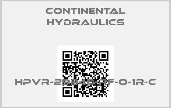 Continental Hydraulics-HPVR-29B40-RF-O-1R-Cprice