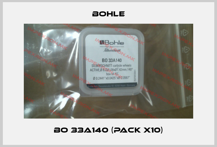 Bohle-BO 33A140 (pack x10)price