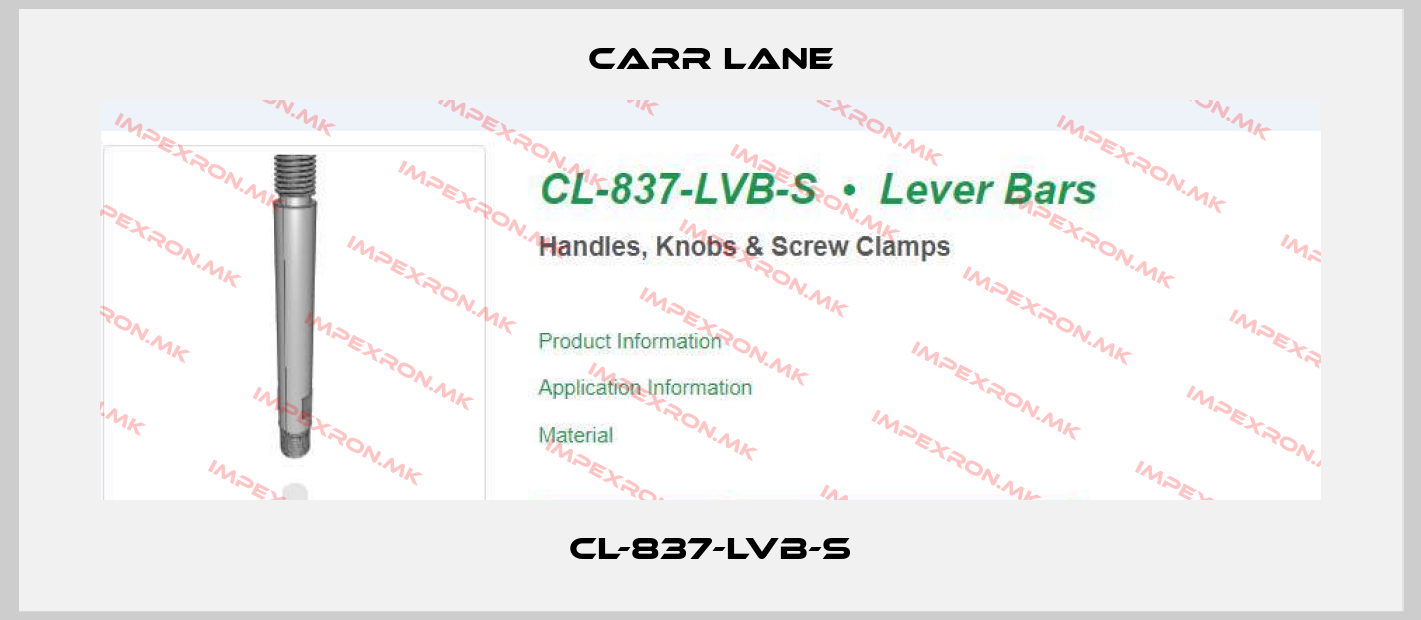 Carr Lane-CL-837-LVB-Sprice